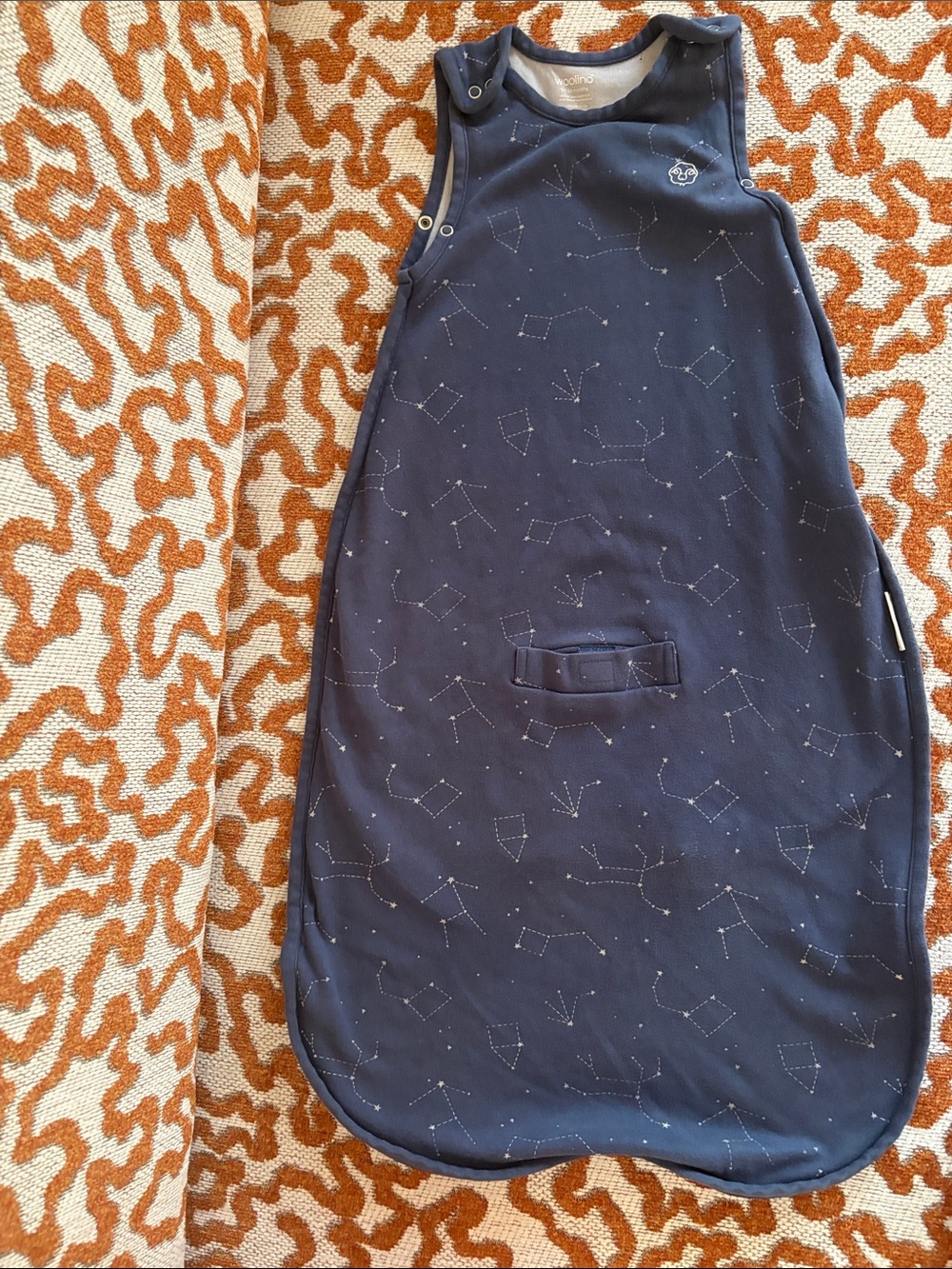 Woolino 4 Seasons Navy Constellation Baby Sleep Sack